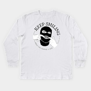 Keep Smiling Kids Long Sleeve T-Shirt